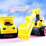 بیل مکانیکی و کامیون کوچک نشکن 7 - k1