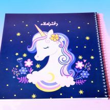 دفتر املا 50 برگ همراه با استیکر