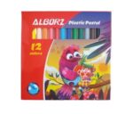 پاستل پلاستیکی 12 رنگ بلند البرز