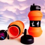 قمقمه سیلیکونی آکاردئونی اسکول فنس مدل بسکتبال کد 9318