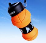 قمقمه سیلیکونی آکاردئونی اسکول فنس مدل بسکتبال کد 9318