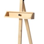 سه پايه نقاشی پارس بوم مدل تک ستون سفید