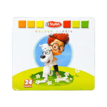 مداد رنگی 24 رنگ جلد فلزی Stylish