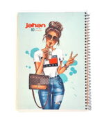 دفتر مشق 80 برگ جهان کد 107