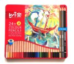 مداد رنگی 3 + 24 جلد فلزی آریا کد 3022