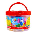 خمیر بازی سطلی 5 رنگ آریا کد 1062