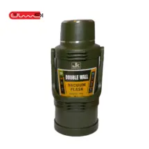 فلاسک استیل دو جداره ی 2500 میل سفری کد 32 - 1549