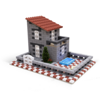 پک مینیاتوری - ویلا دو طبقه با بالکن