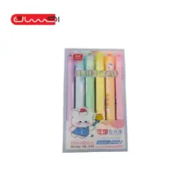 ماژیک علامت زن پاک کن دار فانتزی 6 عددی