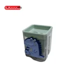 تراش دو قلو مخزن دار فانتزی سیلیکونی مدل دایناسور