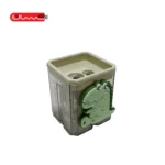 تراش دو قلو مخزن دار فانتزی سیلیکونی مدل دایناسور