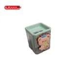 تراش دو قلو مخزن دار فانتزی سیلیکونی مدل خرس