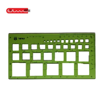 شابلون 4 شابلون مربع فابل - Image 1