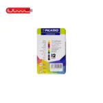 مداد رنگی 12 رنگ جعبه فلزی پیکاسو