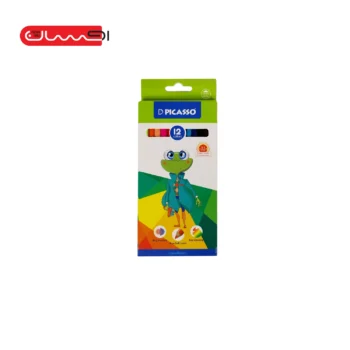 مداد رنگی 12 رنگ جلد مقوایی پیکاسو