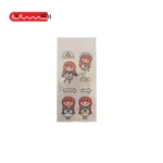 استیکر شفاف مدل دختر