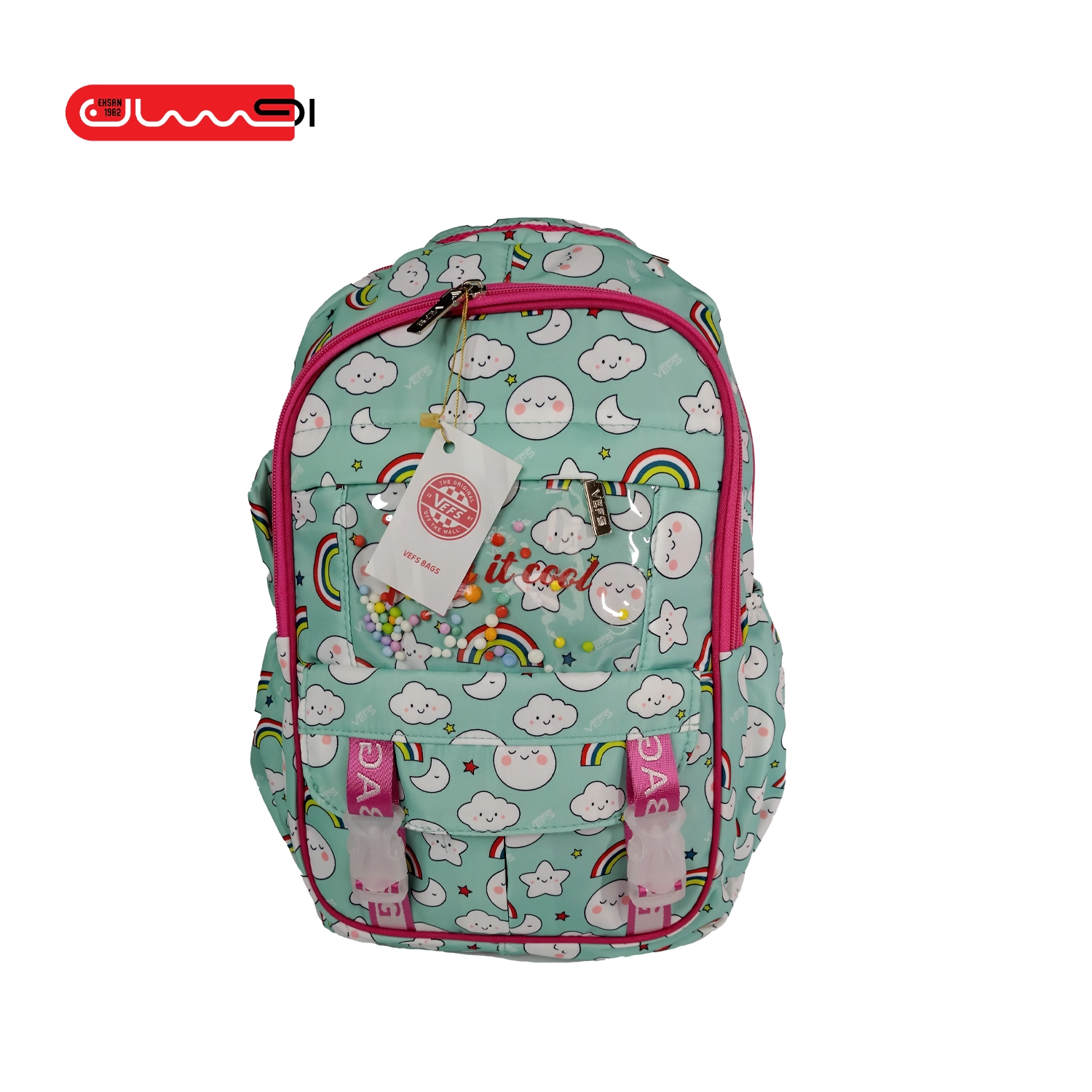 کوله پشتی جامدادی دار وفس کد 2114 کوله پشتی جامدادی دار وفس کد 2114