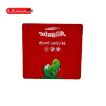 مداد رنگی 24 رنگ جلد فلزی Alligator