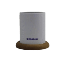 جا قلمی پایه چوبی کرونا