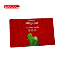مداد رنگی 36 رنگ جلد فلزی Alligator