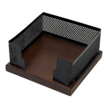 جا یادداشتی چوب و فلز شهاب